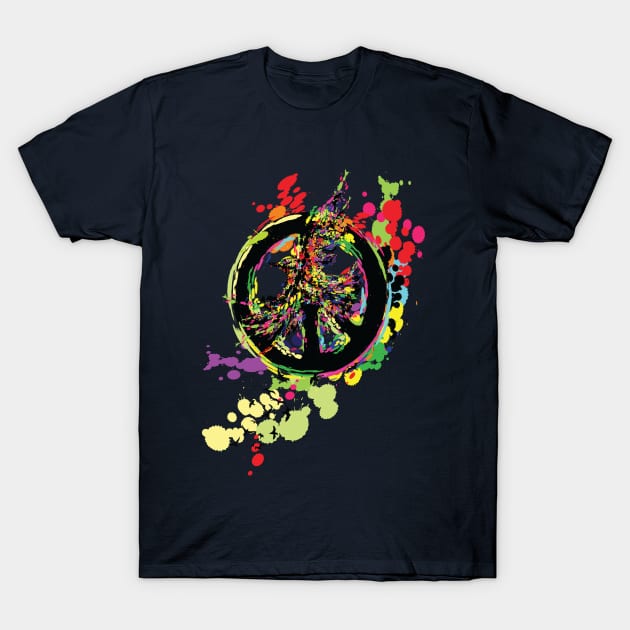 Peace & Peace T-Shirt by CindyS